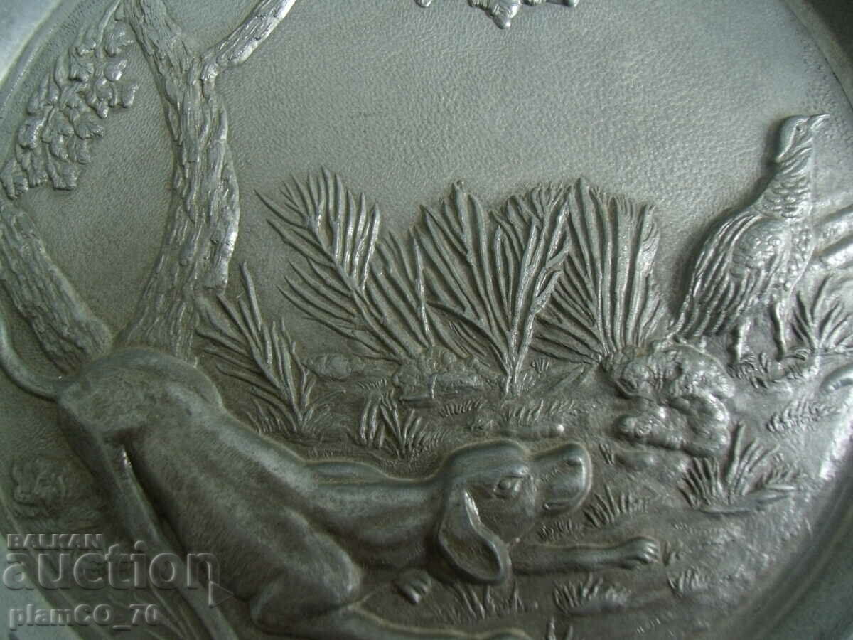 Auction No.*7667 old metal / tin panel Auction No.*7667 old metal / tin panel