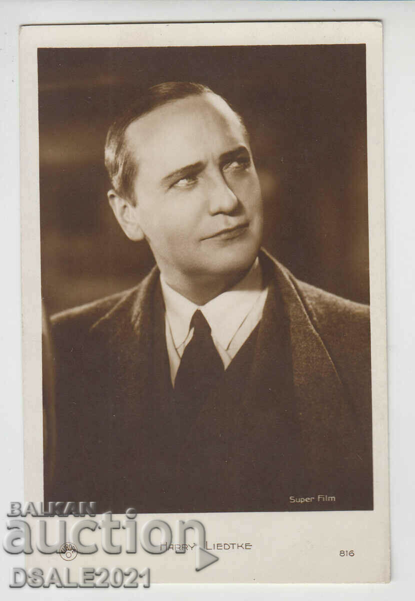 Carte poștală veche actor HARRY LIEDTKE /25989