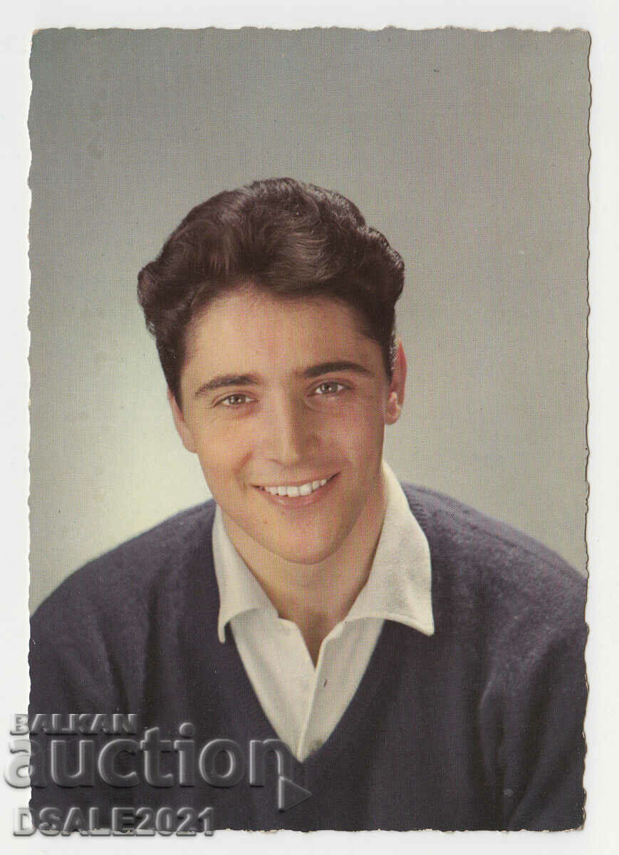 Carte poștală veche actor SACHA DISTEL /8063