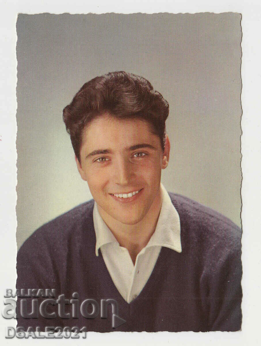 Carte poștală veche actor SACHA DISTEL /26833