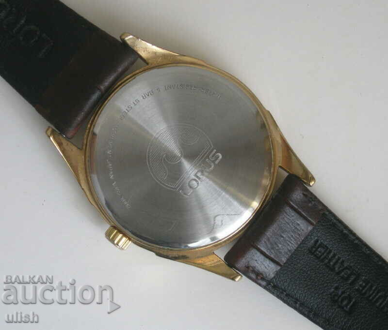 Lorus VJ52-X002 Gold Plated Leather Strap with price 50.00 BGN | € 25.56