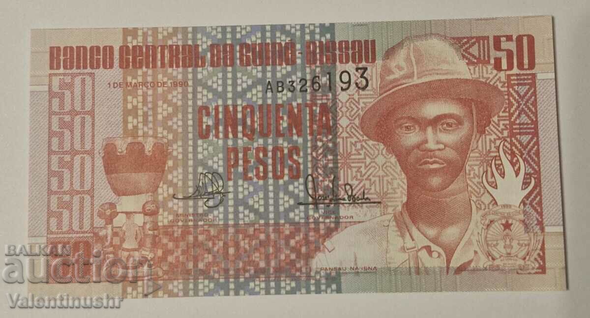 Guineea Bissau 50 pesos 1990