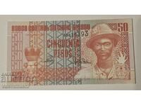 Guinea Bissau 50 pesos 1990