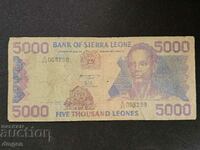 5000 Leones Sierra Leone 1997