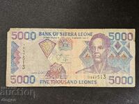 5000 Sierra Leone Leone 2003