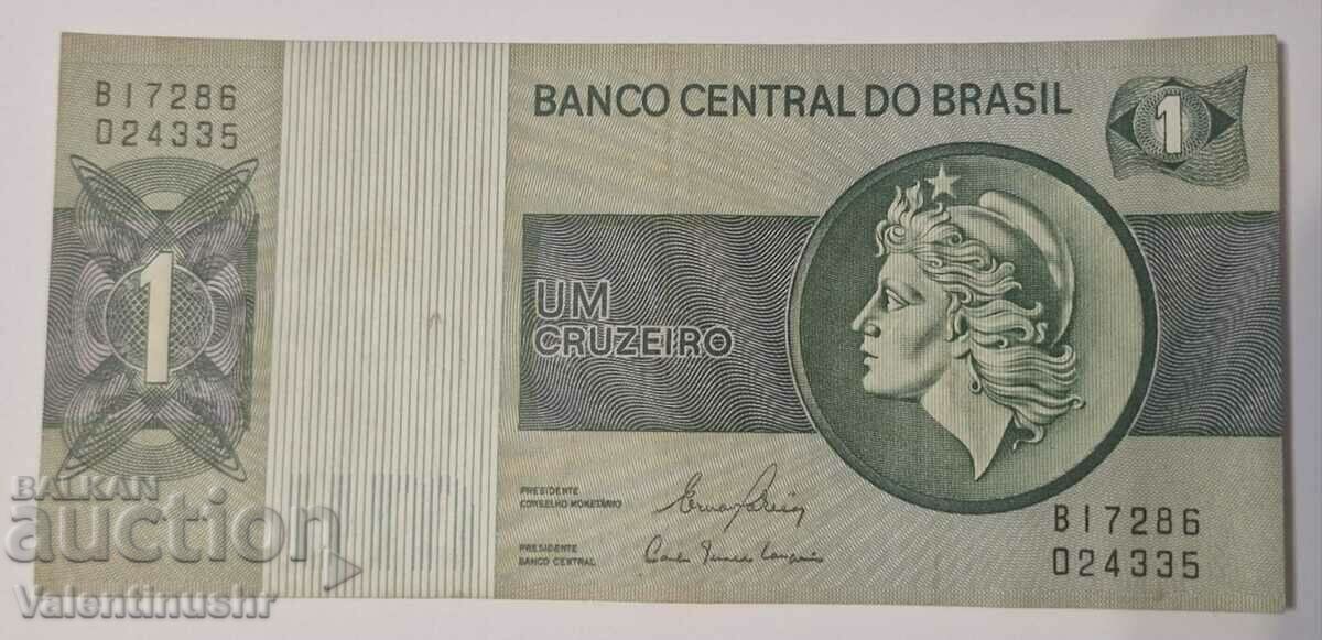 Brazil 1 Cruzeiro 1980 year UNC