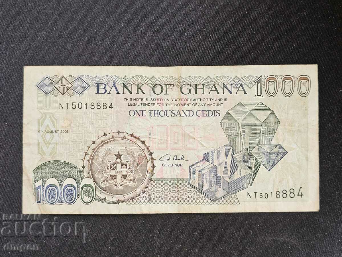 1000 Ghana Cedis 2003