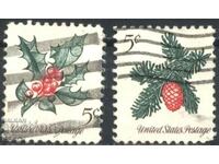 Postmarked stamps Christmas 1964 from USA