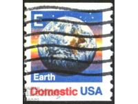 Stamped Planet Earth 1964 from USA