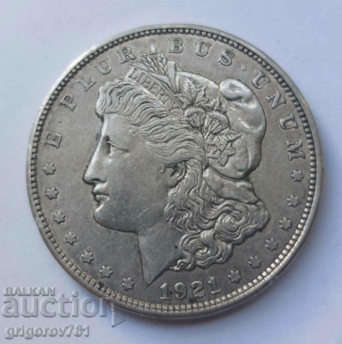 1 ασήμι Morgan Dollar ΗΠΑ 1921 - Ασημένιο νόμισμα #1