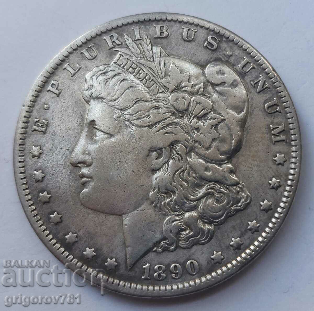 1 ασήμι Morgan Dollar ΗΠΑ 1890 - Ασημένιο νόμισμα #6