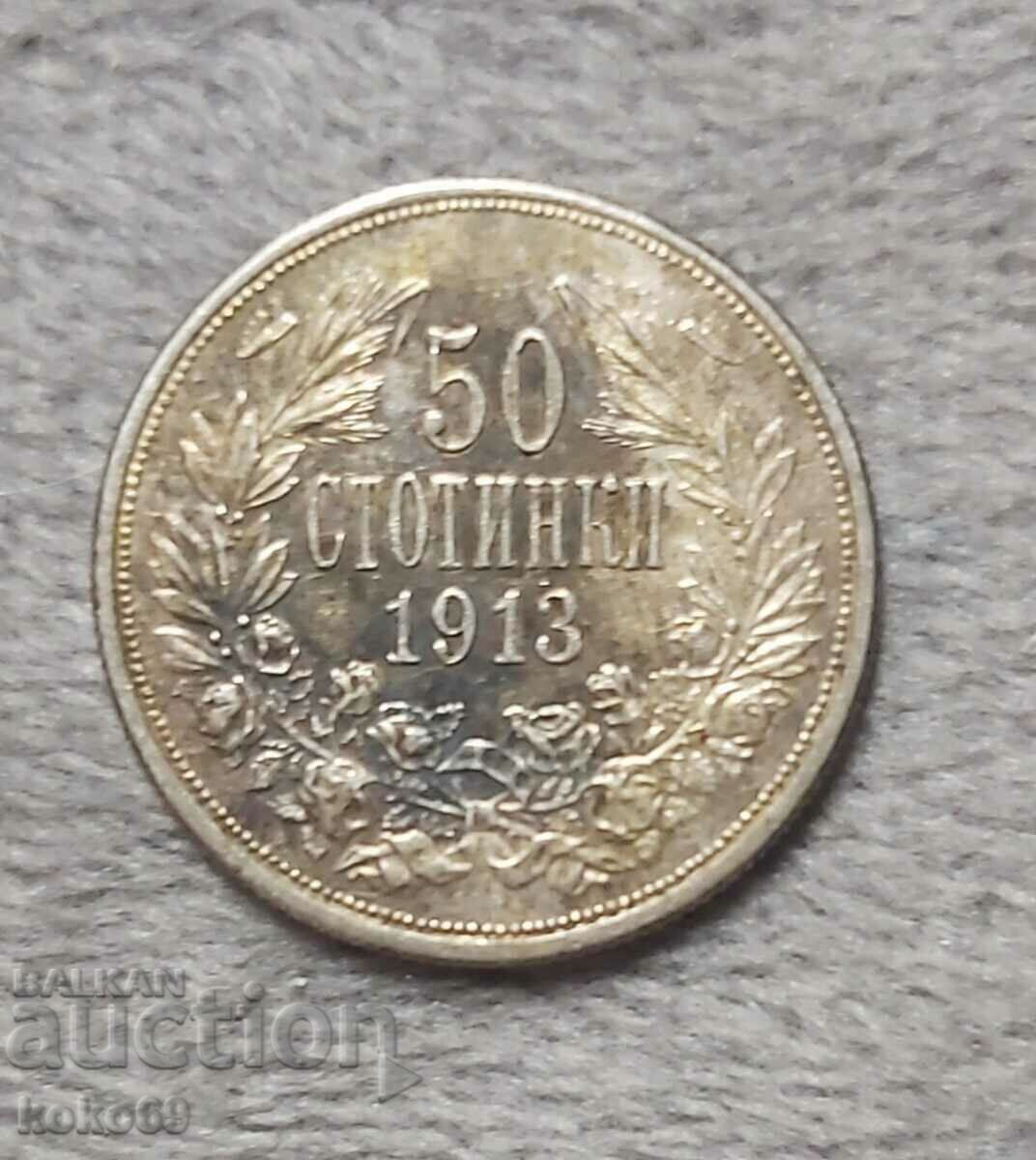 50 cents 1913