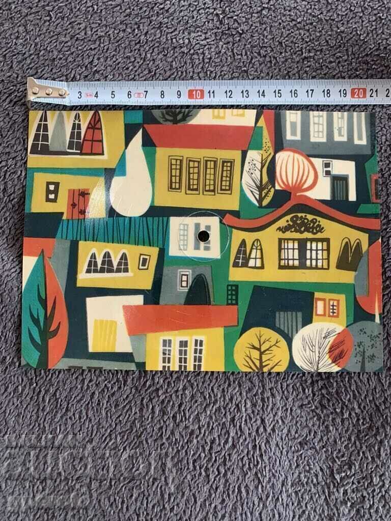 Old Phono-card with the song "Sleep, dear eyes"-excellent Old Phono-card with the song "Sleep, dear eyes"-excellent