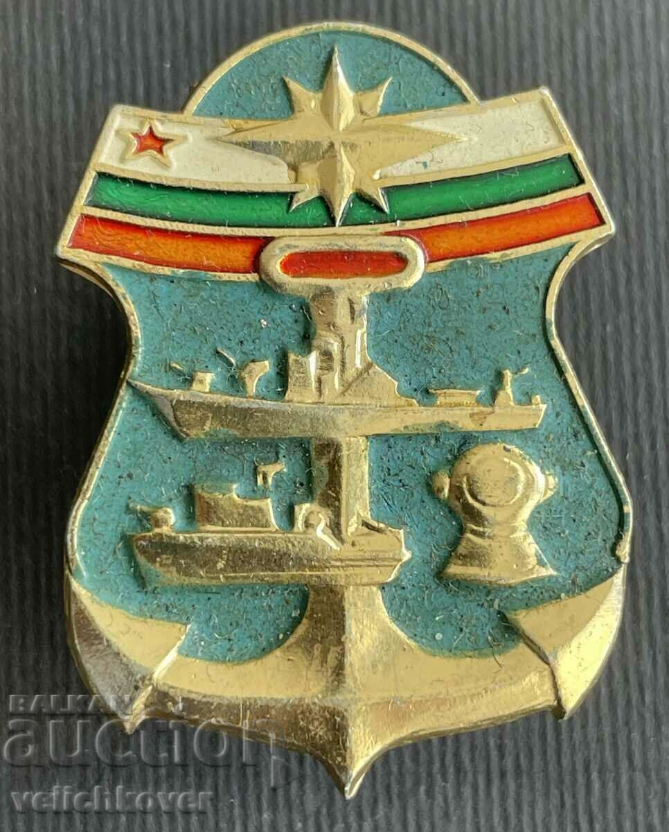 38072 Bulgaria military insignia Navy Navy on screw