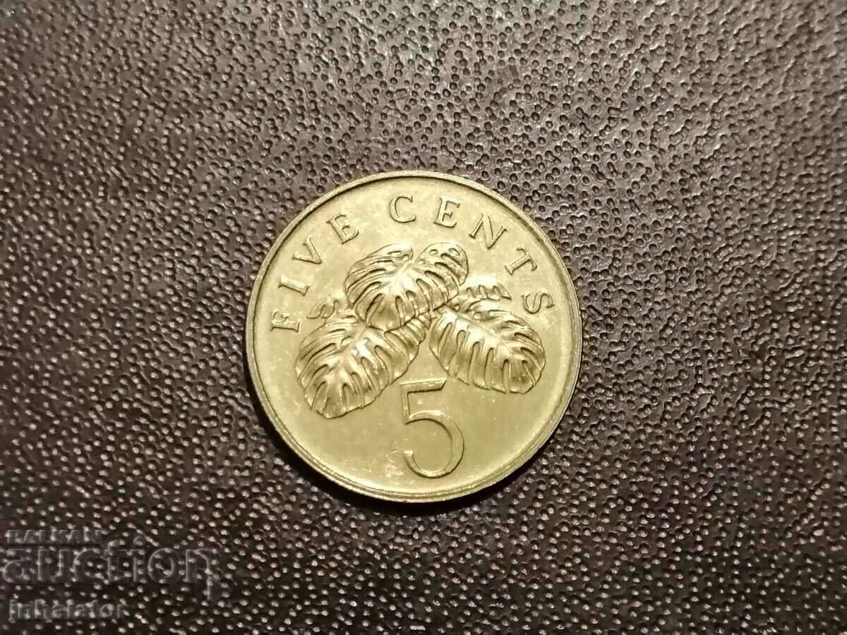 5 cents 2005 Singapore