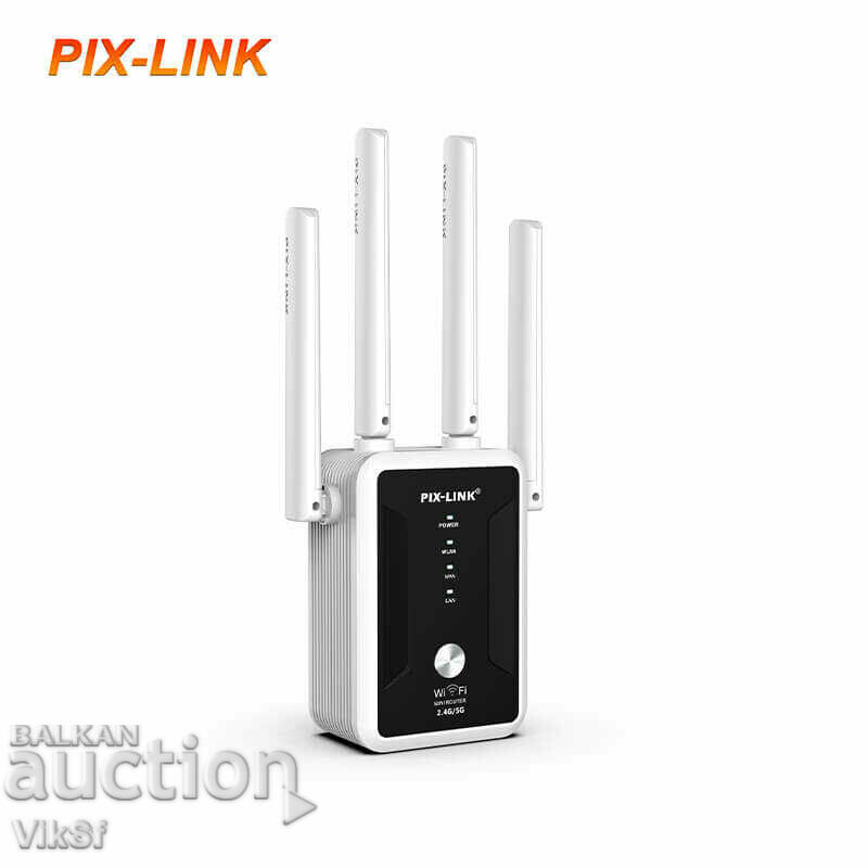 repetor PIX-LINK AC32 dual-band AC1200Mbps 2.4G/ 5GHz