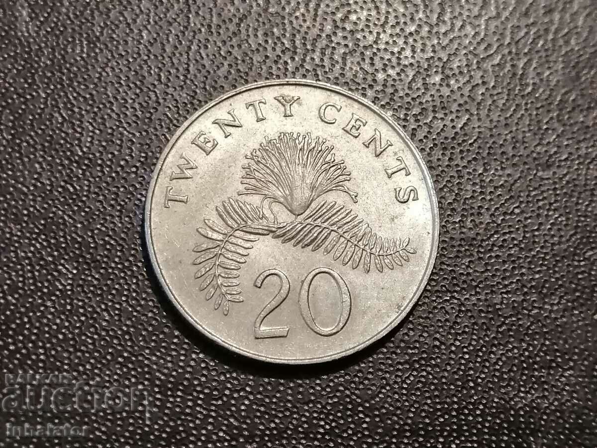 20 cents 1986 Singapore