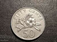 50 cents 1991 Singapore