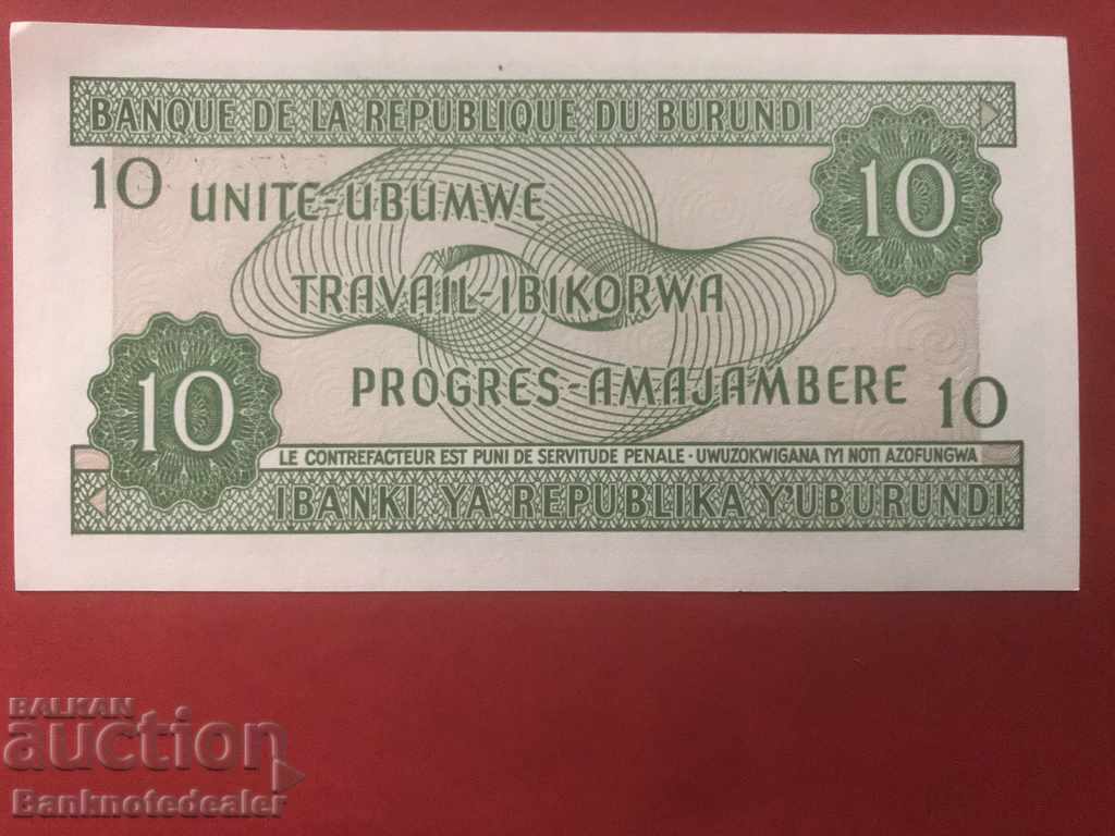 Burundi 10 Francs 2005 Pick 33e Ref 7899 Unc