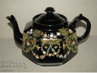 Q & S Cleveland English Porcelain Teapot Hand Decorated