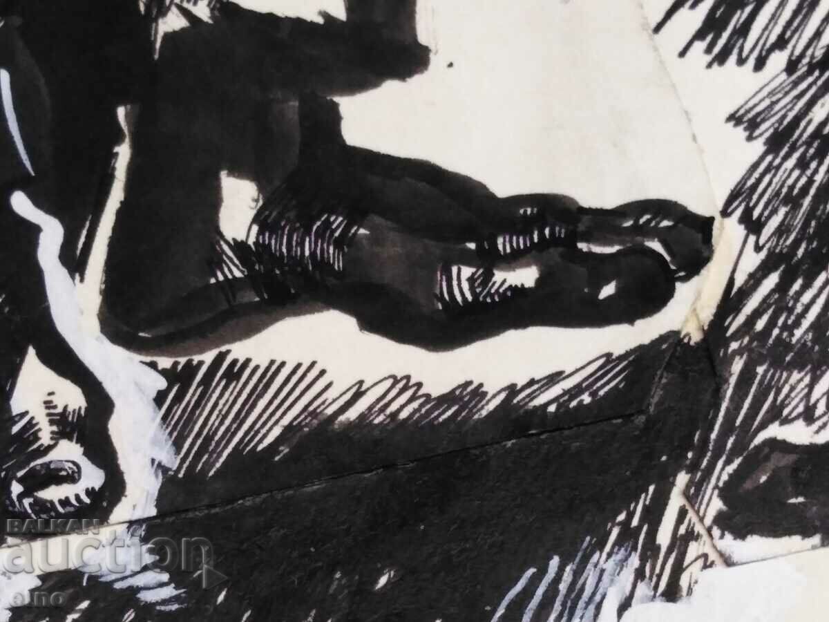 SHOWER GRAPHICS-ILLUSTRATION, picture with price 40.00 BGN | € 20.45 SHOWER GRAPHICS-ILLUSTRATION, picture with price 40.00 BGN | € 20.45