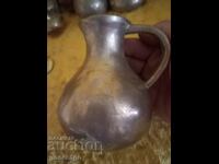 BRONZE τεράστιο παλιό καστ. JUG 1,3 KG.