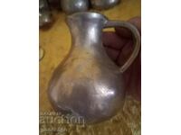 BRONZE τεράστιο παλιό καστ. JUG 1,3 KG.