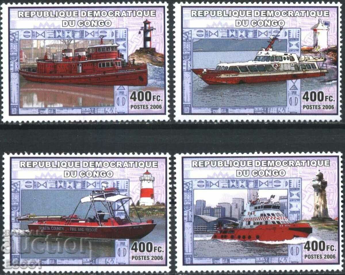 Clear Stamps Ships and Lighthouses 2006 από το Κονγκό