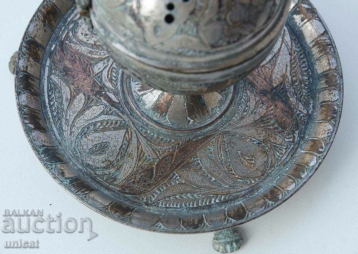 Antique antique censer, engraved, silver plated with price 12000.00 BGN | € 6135.50 Antique antique censer, engraved, silver plated with price 12000.00 BGN | € 6135.50