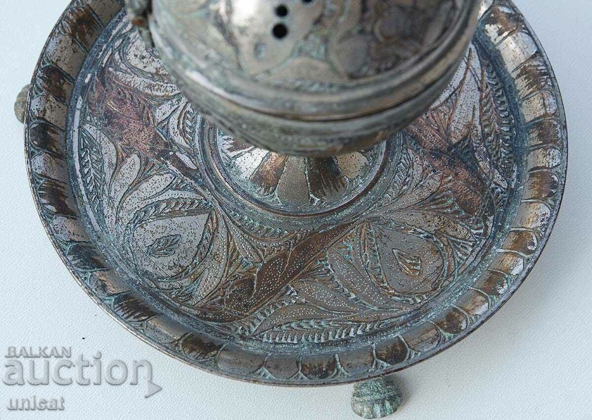 Antique antique censer, engraved, silver plated with price € 6000.00 | 11734.98 BGN Antique antique censer, engraved, silver plated with price € 6000.00 | 11734.98 BGN