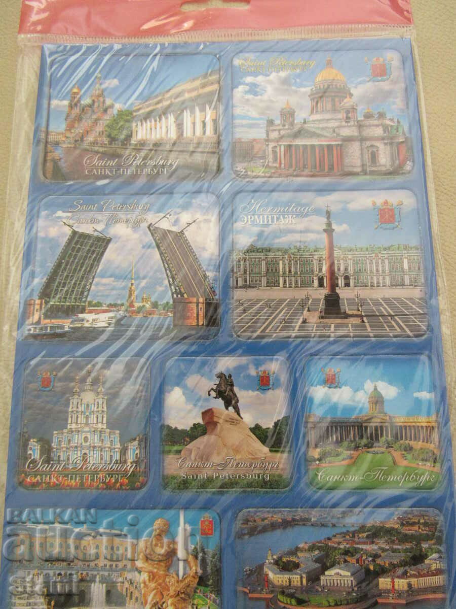 Set of magnets from St. Petersburg, Russia-series-5 with price 8.70 BGN | € 4.45 Set of magnets from St. Petersburg, Russia-series-5 with price 8.70 BGN | € 4.45