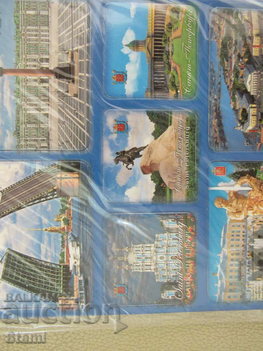 Set of magnets from St. Petersburg, Russia-series-5 - 6 Set of magnets from St. Petersburg, Russia-series-5 - 6