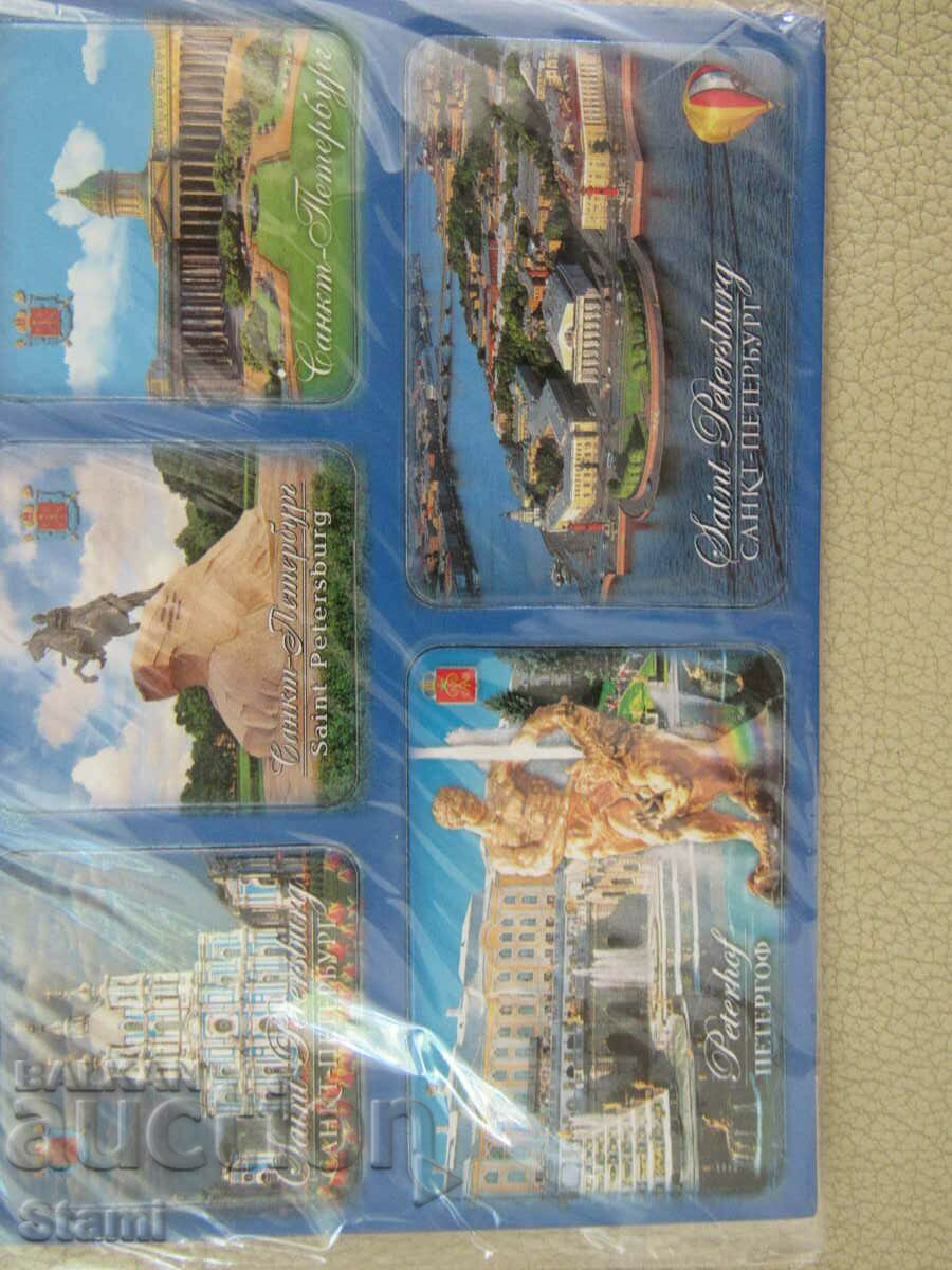 Set of magnets from St. Petersburg, Russia-series-5 - 7 Set of magnets from St. Petersburg, Russia-series-5 - 7