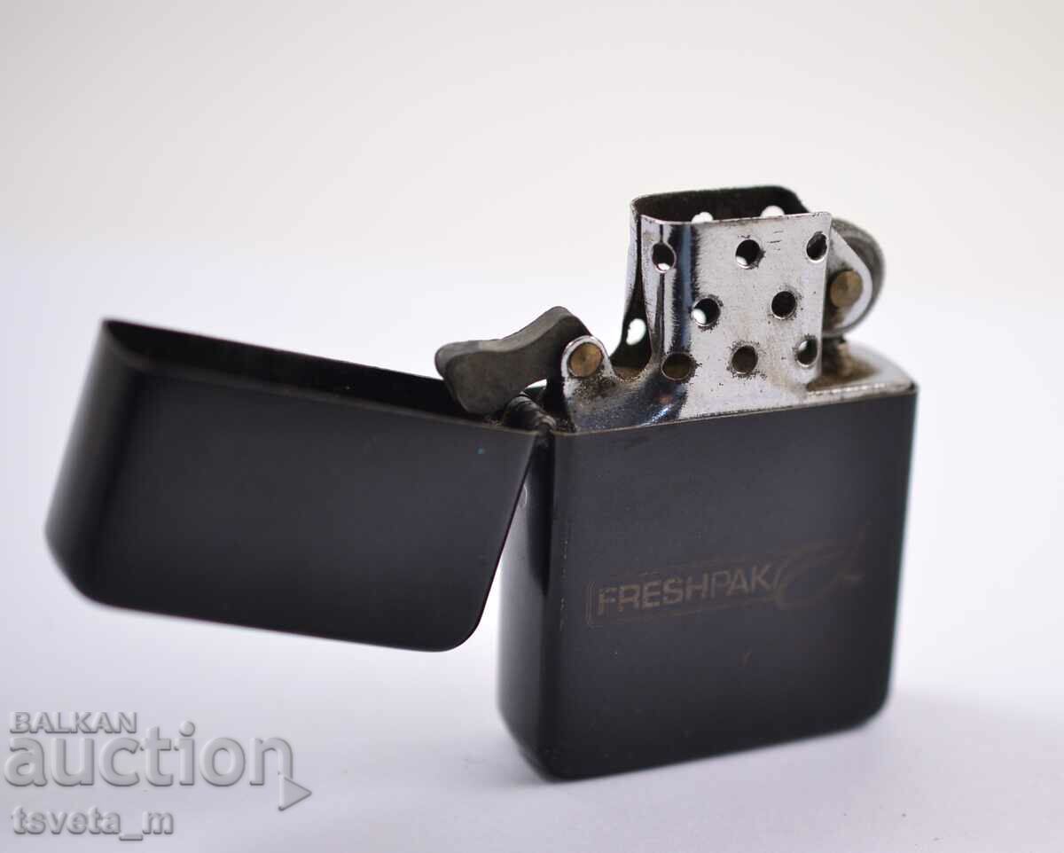 Auction Gasoline lighter type ZIPPO metal FRESHPAK Auction Gasoline lighter type ZIPPO metal FRESHPAK