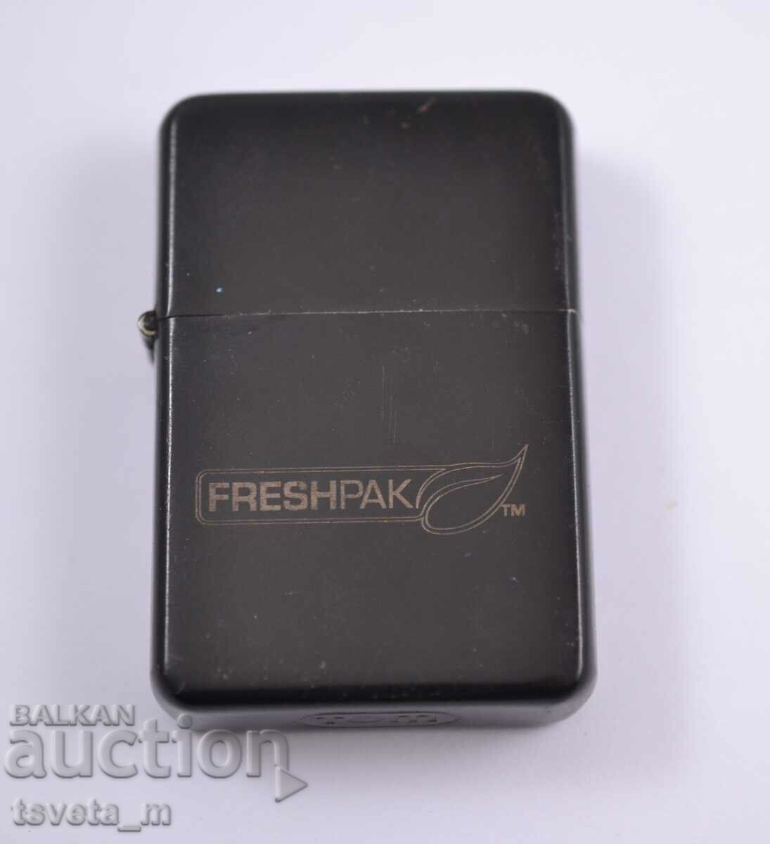 Bricheta pe benzina tip ZIPPO metal FRESHPAK