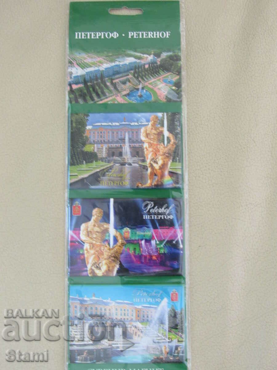 Set of magnets from St. Petersburg, Russia-series-3 pieces