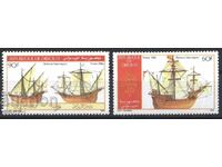 Clean Stamps Ships Sailboats 1986 din Djibouti