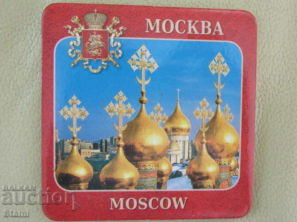 Coasters from Moscow, Russia - 4 pieces - 5 Coasters from Moscow, Russia - 4 pieces - 5