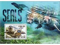 2015. Sierra Leone. Fauna - Seals. Block.