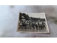 Photo Varna Men and women in the sea 1948