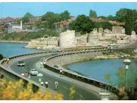 Old postcard - Nessebar, the Isthmus