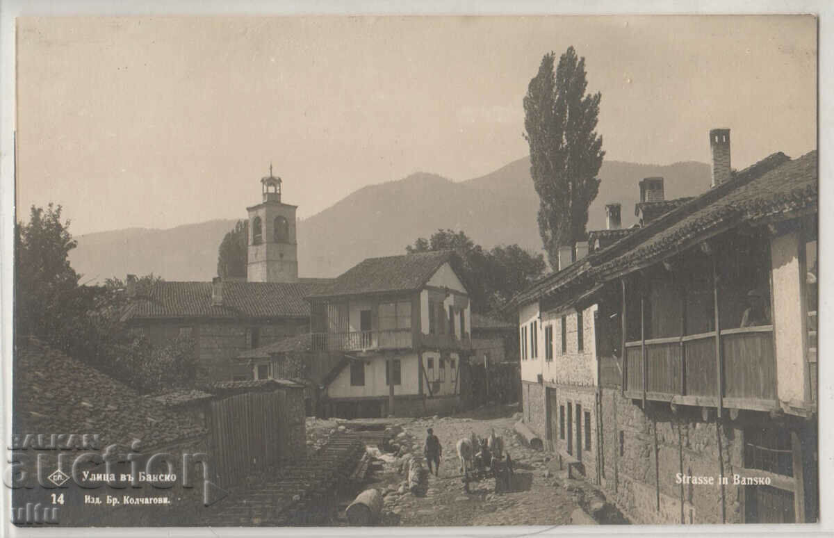 Bulgaria, Street in Bansko, untravelled