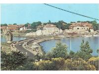 Old postcard - Nessebar, the Isthmus