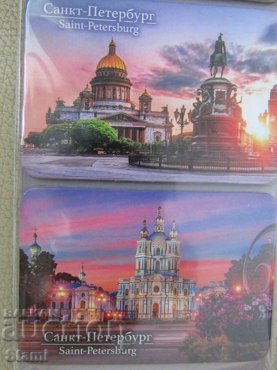 Set of magnets from St. Petersburg, Russia-series-3 pieces with price 8.70 BGN | € 4.45 Set of magnets from St. Petersburg, Russia-series-3 pieces with price 8.70 BGN | € 4.45