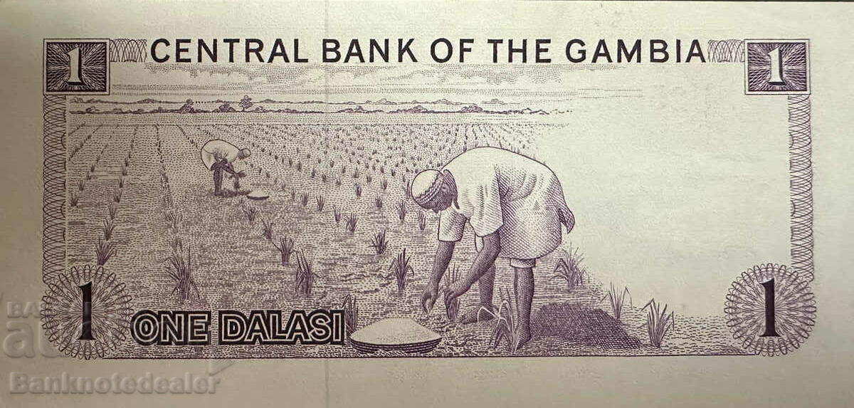 Gambia 1 Dalasi 1971 Pick 4f 6882 Unc with price 18.00 BGN | € 9.20 Gambia 1 Dalasi 1971 Pick 4f 6882 Unc with price 18.00 BGN | € 9.20