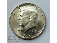 SUA 1964 Kennedy Silver Half Dollar - Moneda de argint #1