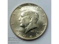 1/2 Dollar Silver USA 1964 Kennedy - Silver Coin #1