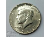 ΗΠΑ 1964 Kennedy Silver Half Dollar - Ασημένιο νόμισμα #2