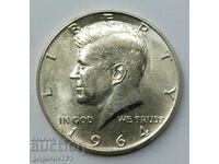 SUA 1964 Kennedy Silver Half Dollar - Moneda de argint #3