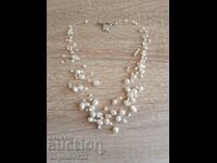 Beautiful necklace with natural river pearls!